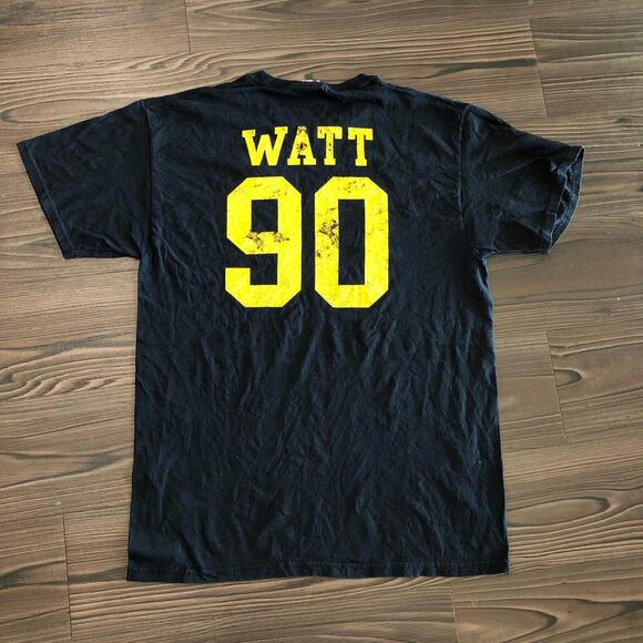 Men’s Black ‘Pittsburg Football’ Graphic Tee - Picture 2 of 5